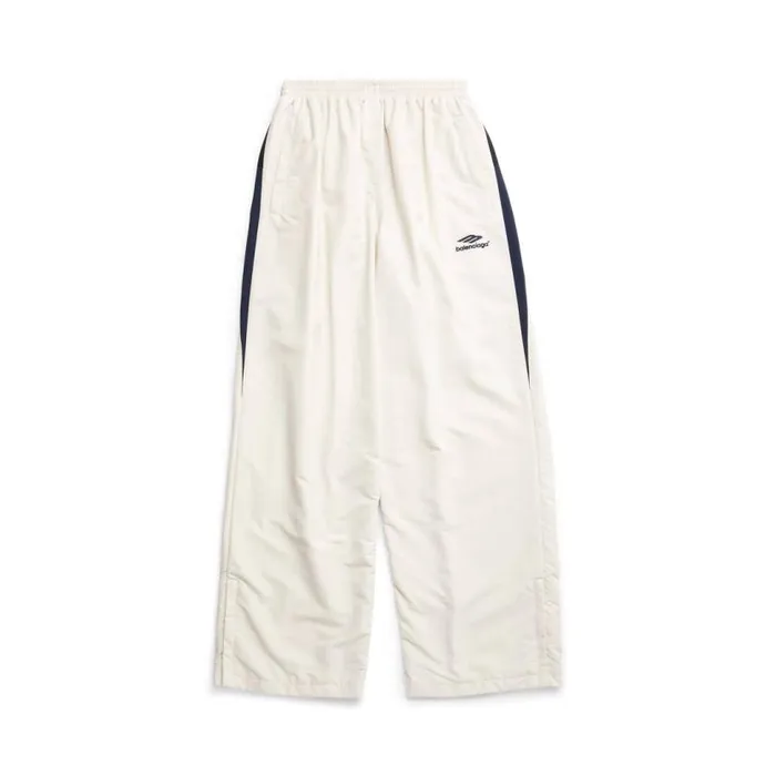 3b Sports Icon Medium Fit Tracksuit Pants In White Men Balenciaga Pants