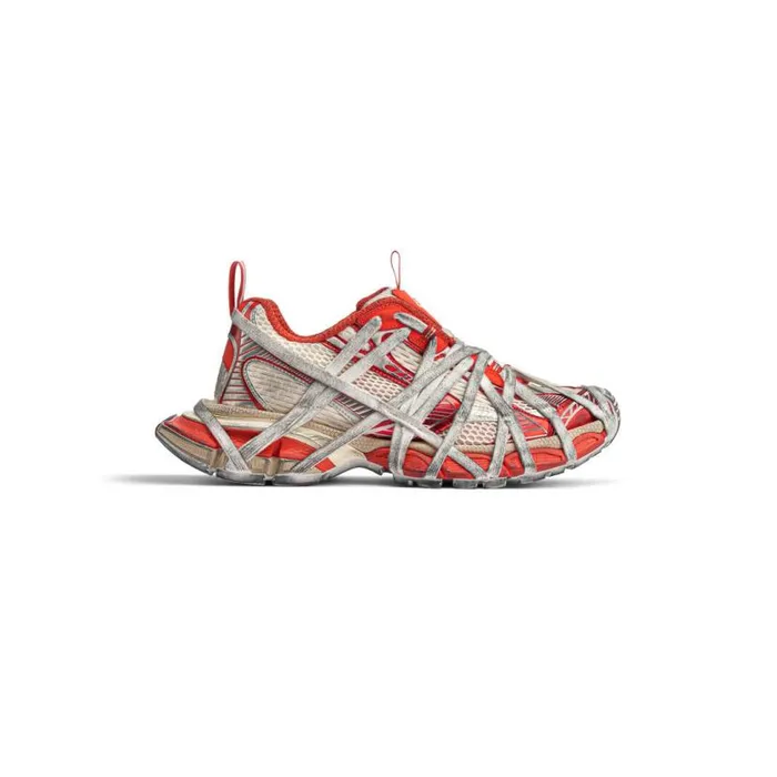 3xl Extreme Lace Sneaker In Orangebeige Women Balenciaga Sneakers