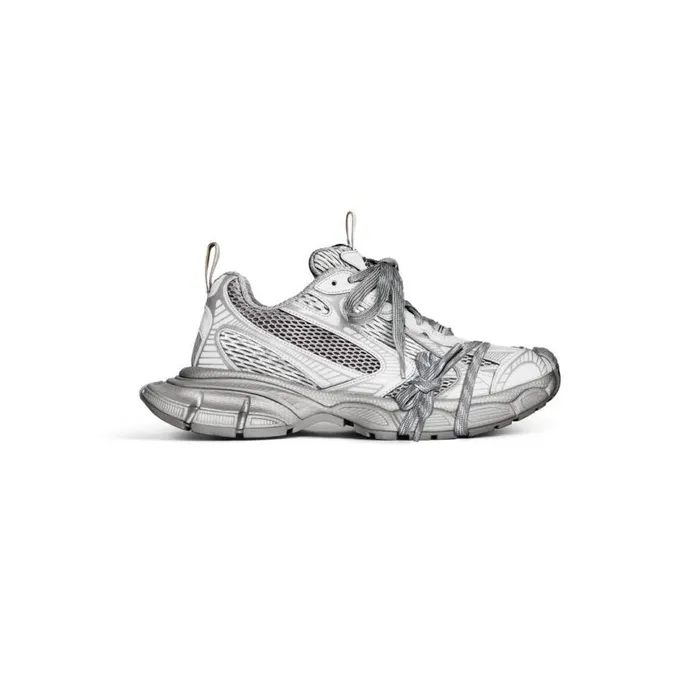 3xl Reflective Sneaker In Grey Men Balenciaga Sneakers