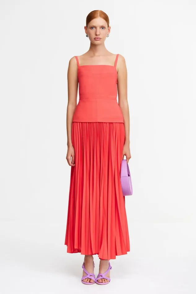 Acler Dresses Women Leasgill Midi Dress Chilli