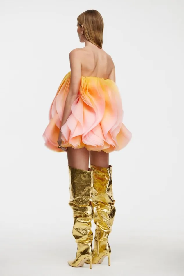 Acler Dresses Women Otley Mini Dress Rising Sun Ombre
