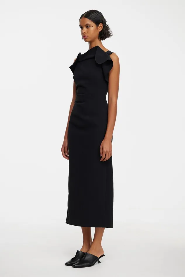 Acler Dresses Women Warfield Midi Dress Black