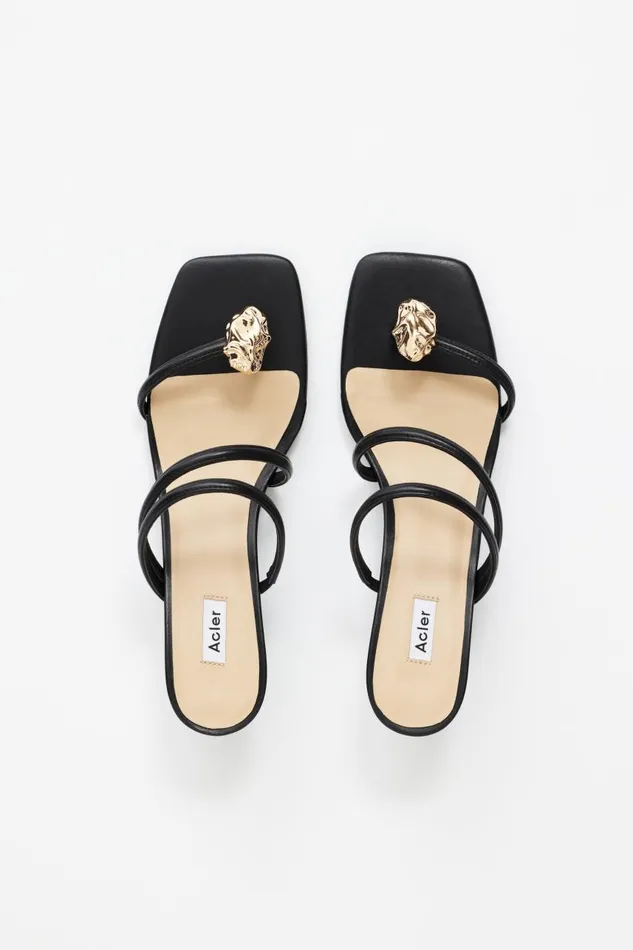Acler Shoes Women Gateside Low Heel Black
