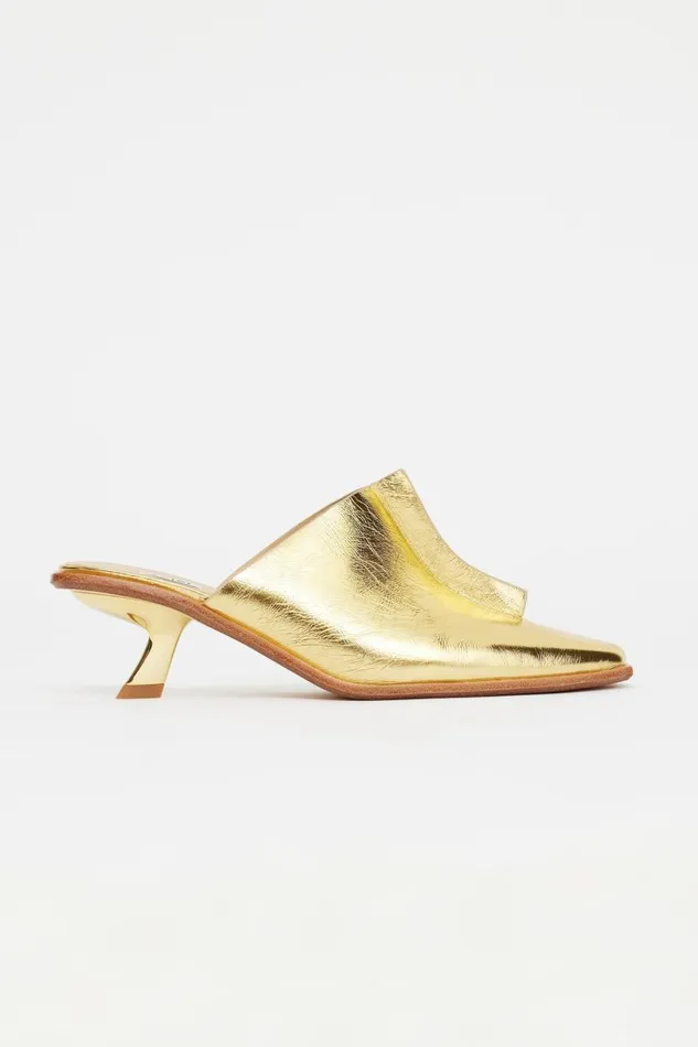 Acler Shoes Women Halwill Mule Gold