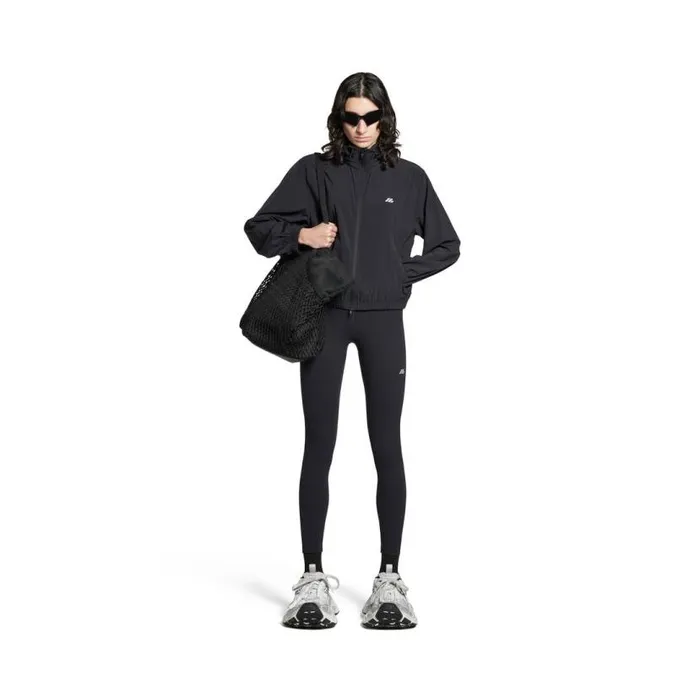 Activewear Shrunk Windbreaker In Black Women Balenciaga Coats and Jackets