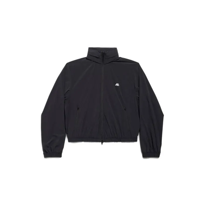 Activewear Shrunk Windbreaker In Black Women Balenciaga Coats and Jackets