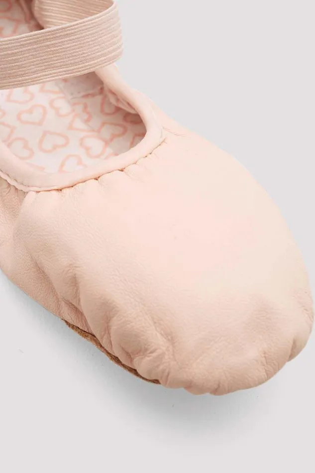 Adults Ballet Bloch Belle Leather Ballet Shoes Theatrical Pink