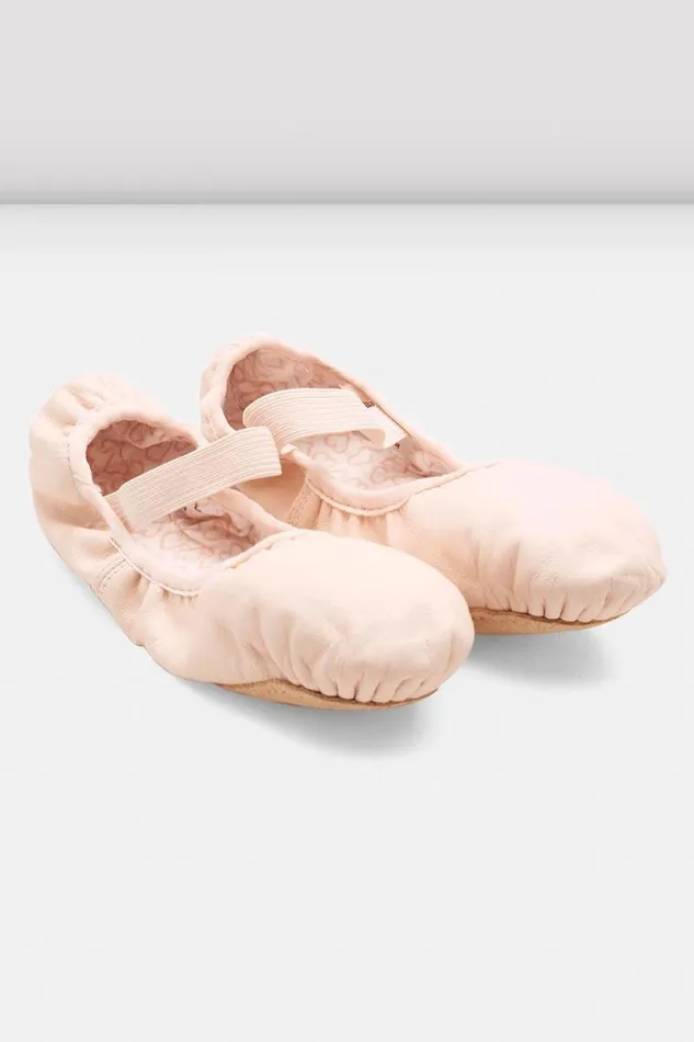 Adults Ballet Bloch Belle Leather Ballet Shoes Theatrical Pink