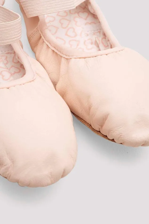 Adults Ballet Bloch Belle Leather Ballet Shoes Theatrical Pink