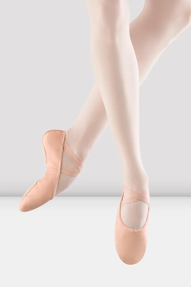 Adults Ballet Bloch Prolite 2 Leather Ballet Shoes Pink