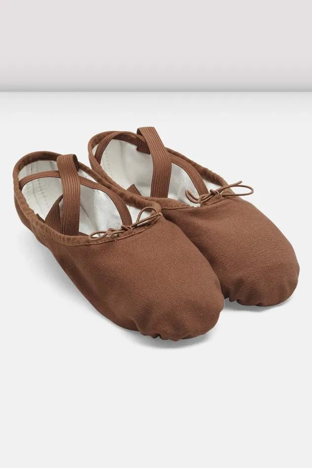 Adults Ballet Bloch Pump Canvas Ballet Shoes Cocoa