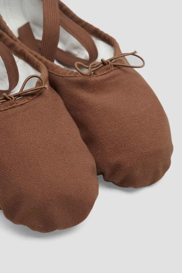 Adults Ballet Bloch Pump Canvas Ballet Shoes Cocoa