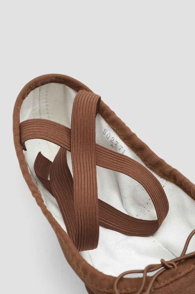 Adults Ballet Bloch Pump Canvas Ballet Shoes Cocoa