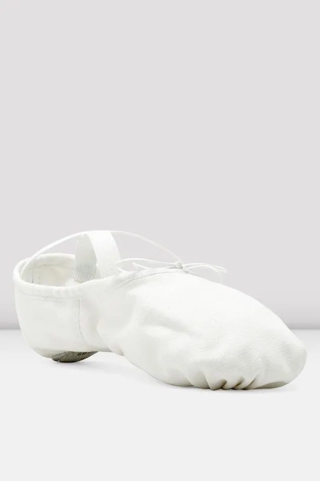 Adults Ballet Bloch Pump Canvas Ballet Shoes White