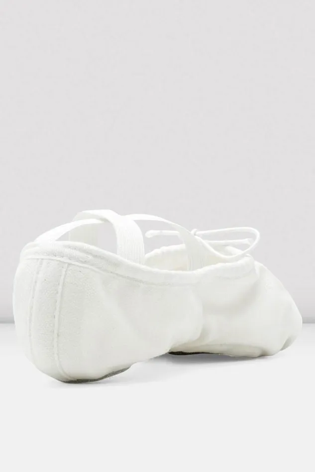 Adults Ballet Bloch Pump Canvas Ballet Shoes White
