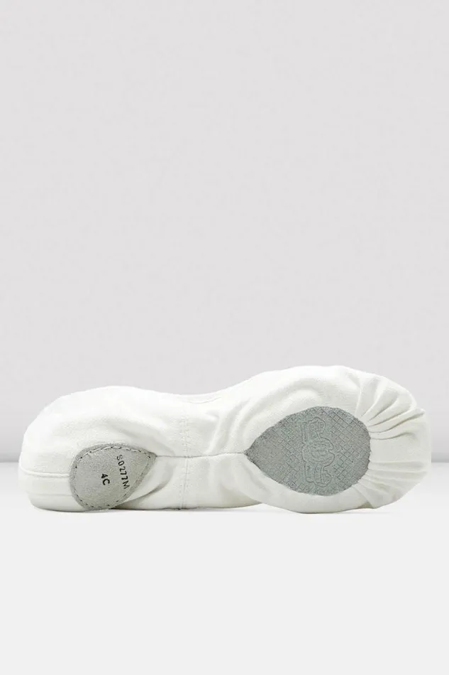 Adults Ballet Bloch Pump Canvas Ballet Shoes White