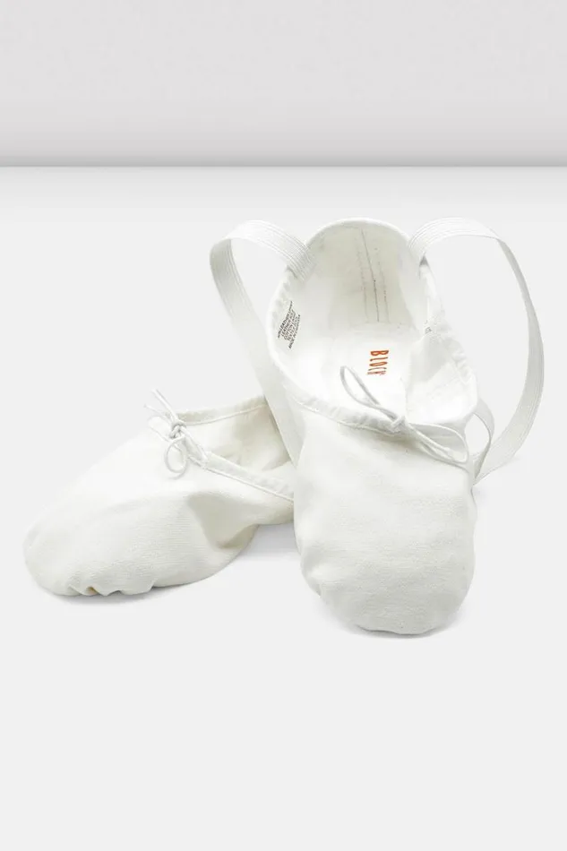 Adults Ballet Bloch Pump Canvas Ballet Shoes White