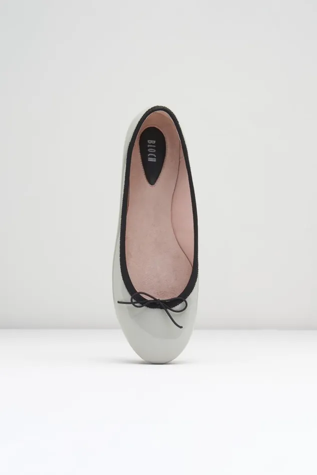 Adults Ballet Flats Bloch Ascella Ballet Flats Silver