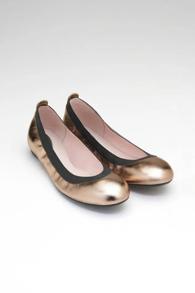 Adults Ballet Flats Bloch Carina Ballet Flats Rose Gold