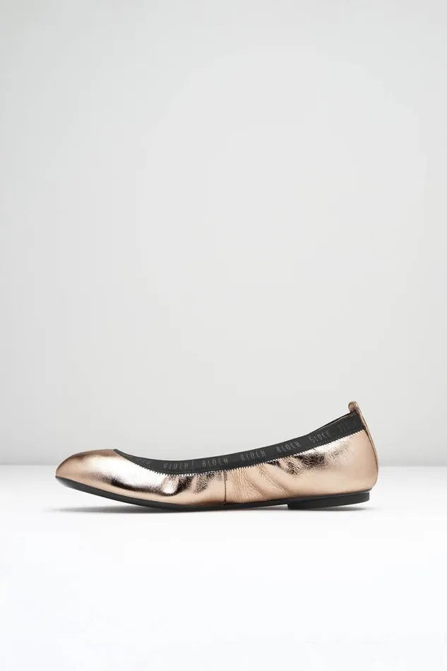 Adults Ballet Flats Bloch Carina Ballet Flats Rose Gold
