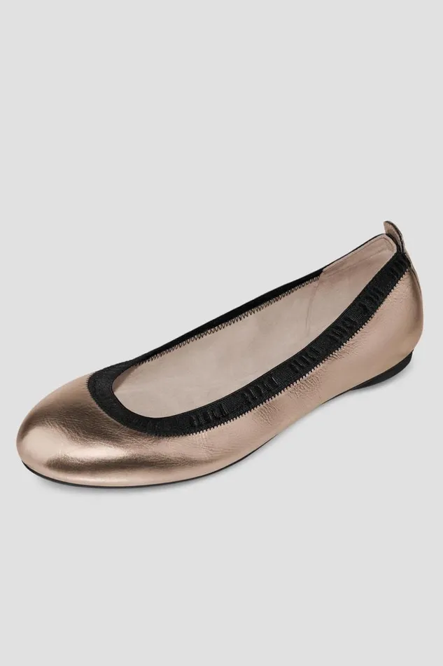 Adults Ballet Flats Bloch Carina Ballet Flats Rose Gold
