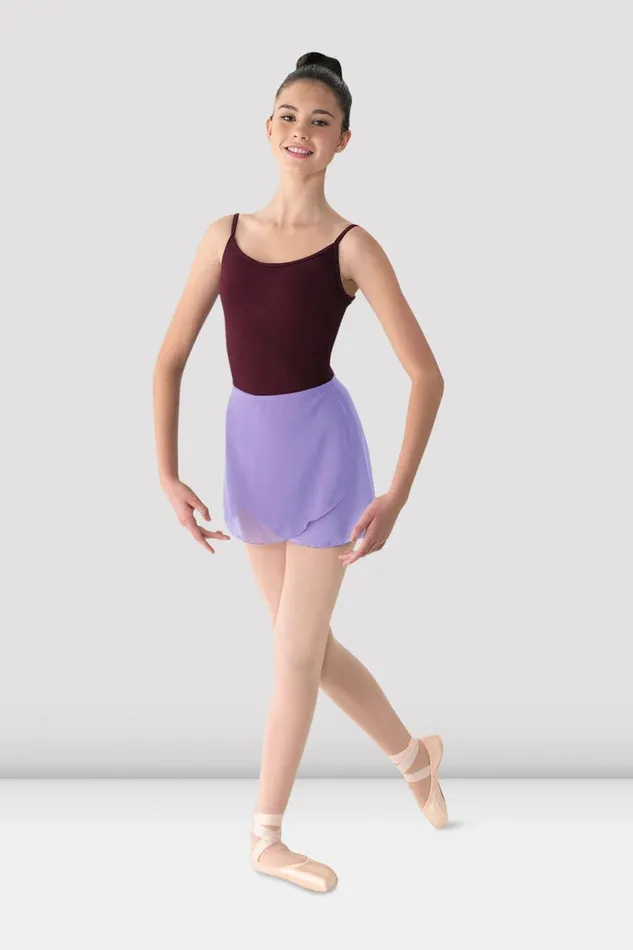 Adults Basics Bloch Mirella Georgette Wrap Skirt Lilac