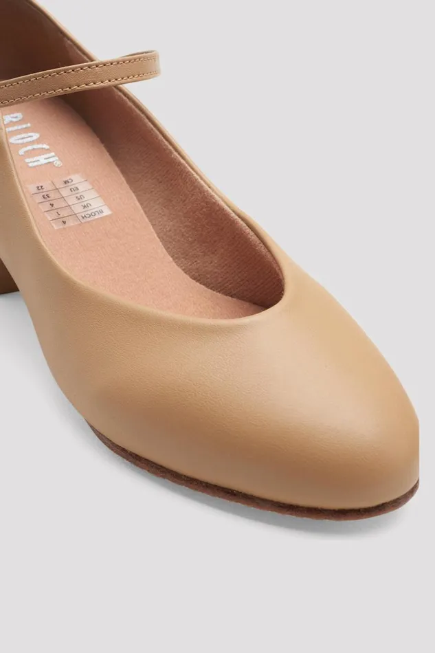 Adults Character Bloch BroadwayLo Character Shoes Tan