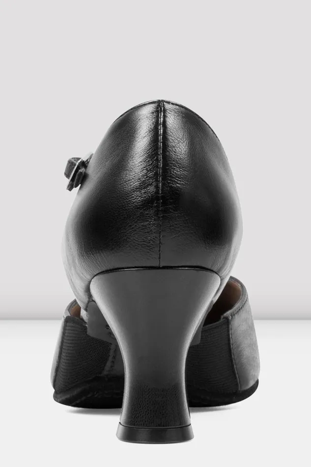 Adults Character Bloch Split Flex Leather Character Shoes Black