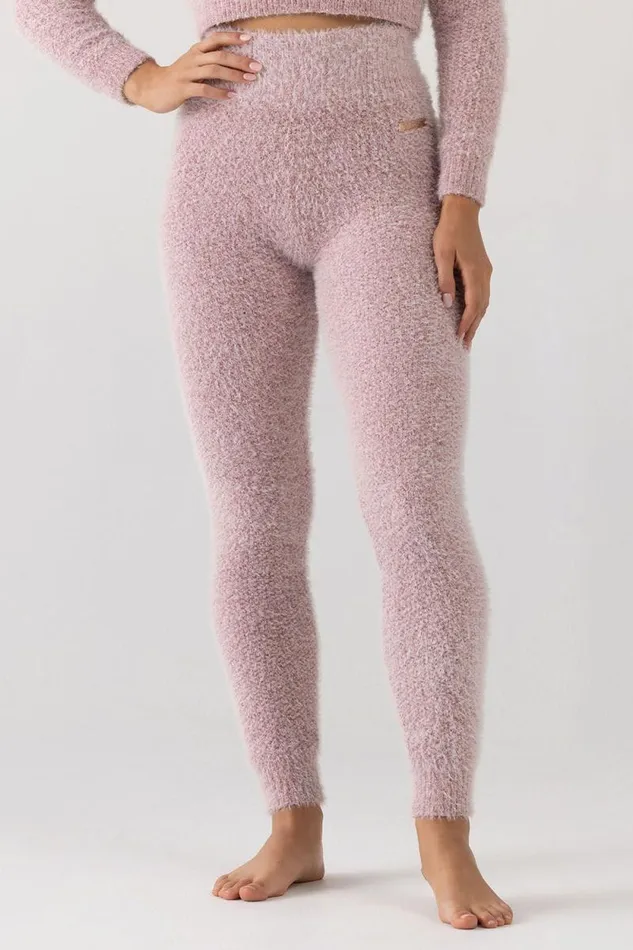 Adults Leggings Bloch Bloch Popcorn Stitch Legging Pink