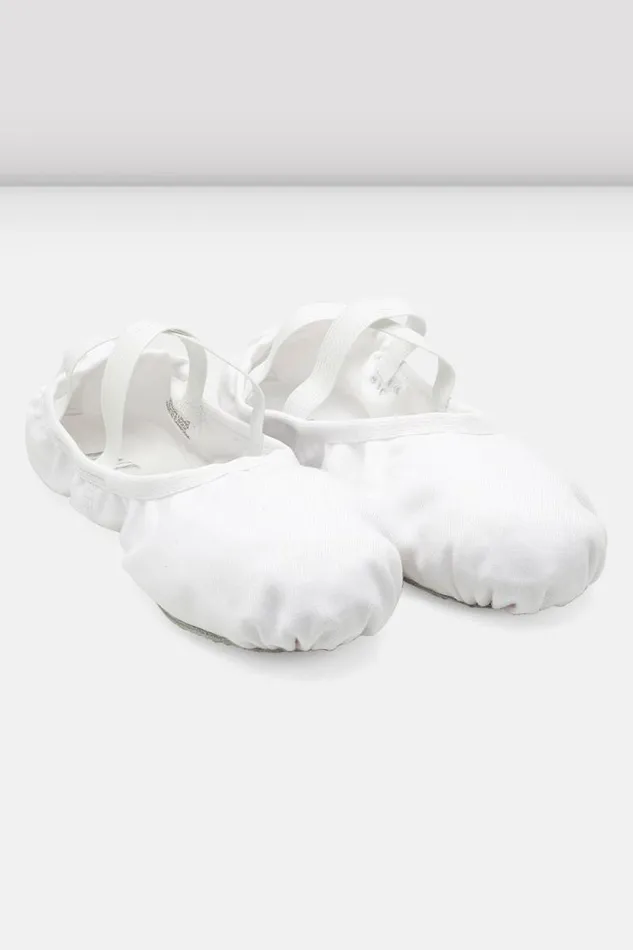 Adults Mens Bloch Performa Stretch Canvas Ballet Shoes White