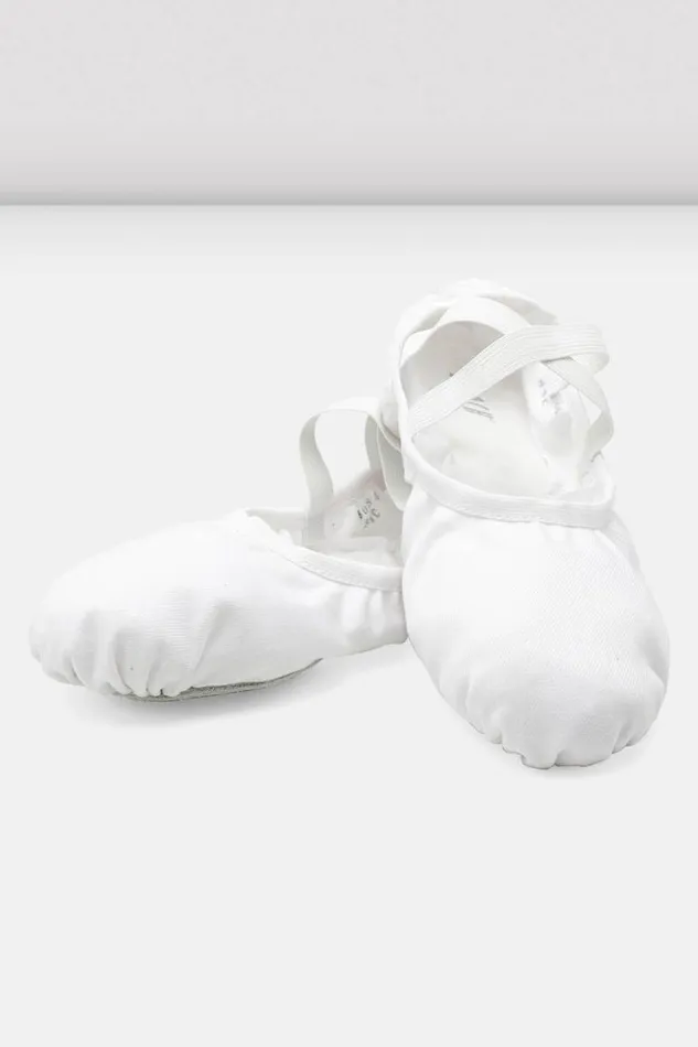 Adults Mens Bloch Performa Stretch Canvas Ballet Shoes White