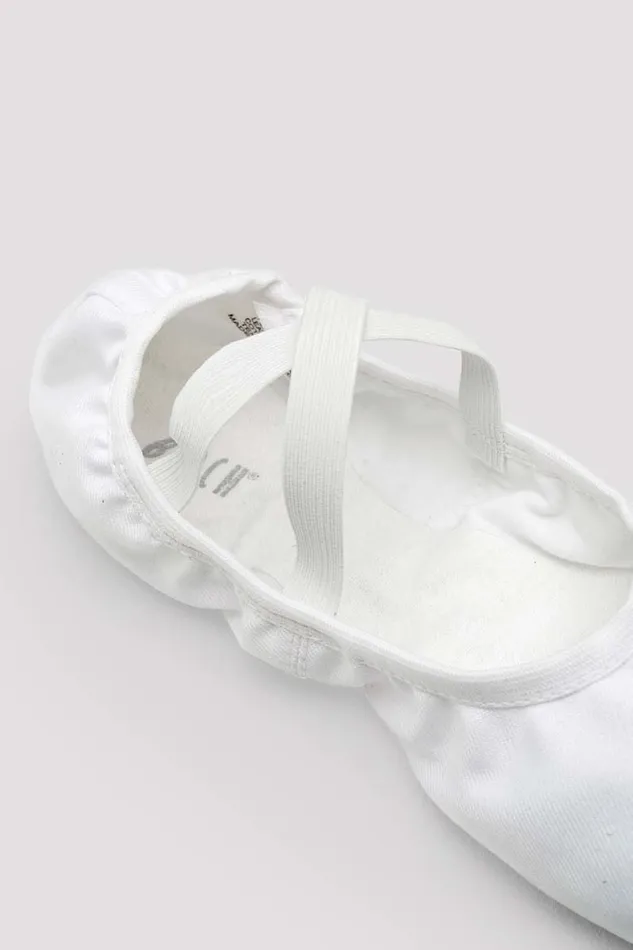 Adults Mens Bloch Performa Stretch Canvas Ballet Shoes White