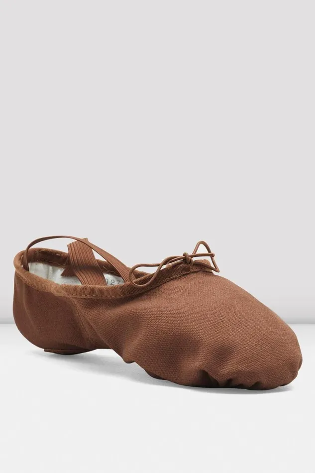 Adults Mens Bloch Pump Canvas Ballet Shoes Cocoa