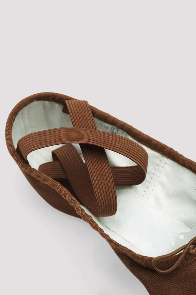 Adults Mens Bloch Pump Canvas Ballet Shoes Cocoa