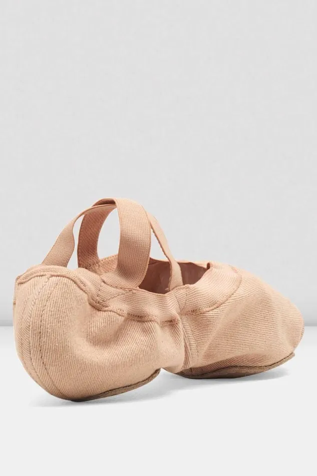 Adults Mens Bloch Synchrony Stretch Canvas Ballet Shoes Light Sand