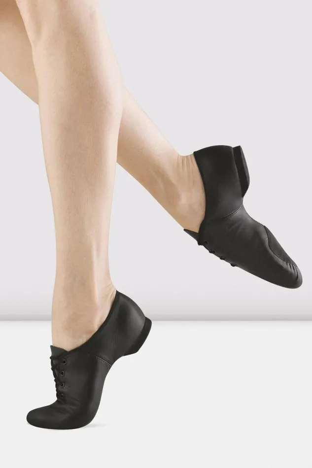 Adults Mens Bloch Ultraflex Leather Jazz Shoes Black