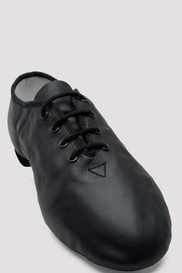 Adults Mens Bloch Ultraflex Leather Jazz Shoes Black
