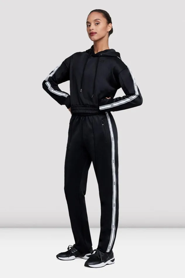 Adults Pants and Leggings Bloch Adult Bloch Logo Track Pant Black