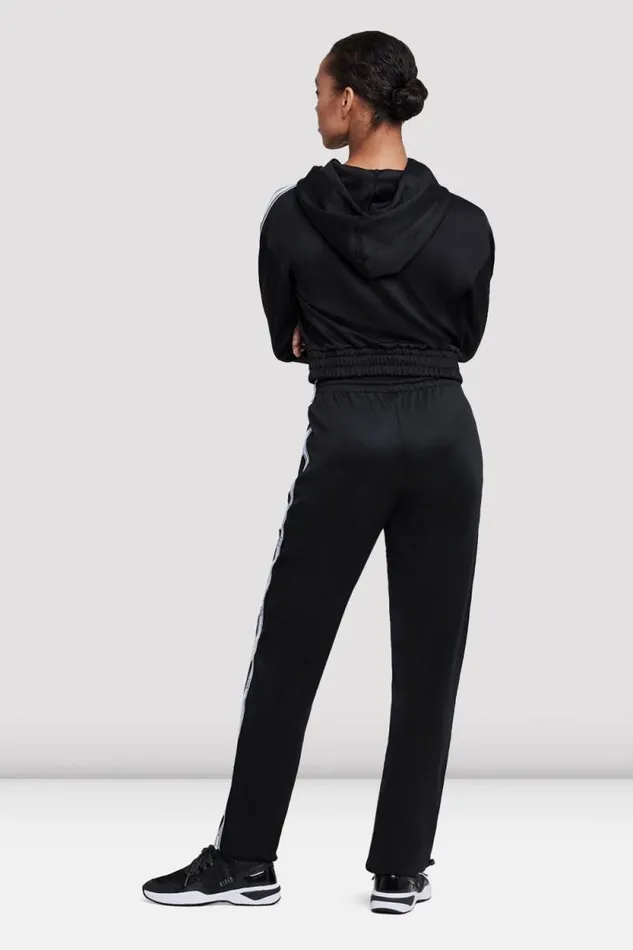 Adults Pants and Leggings Bloch Adult Bloch Logo Track Pant Black
