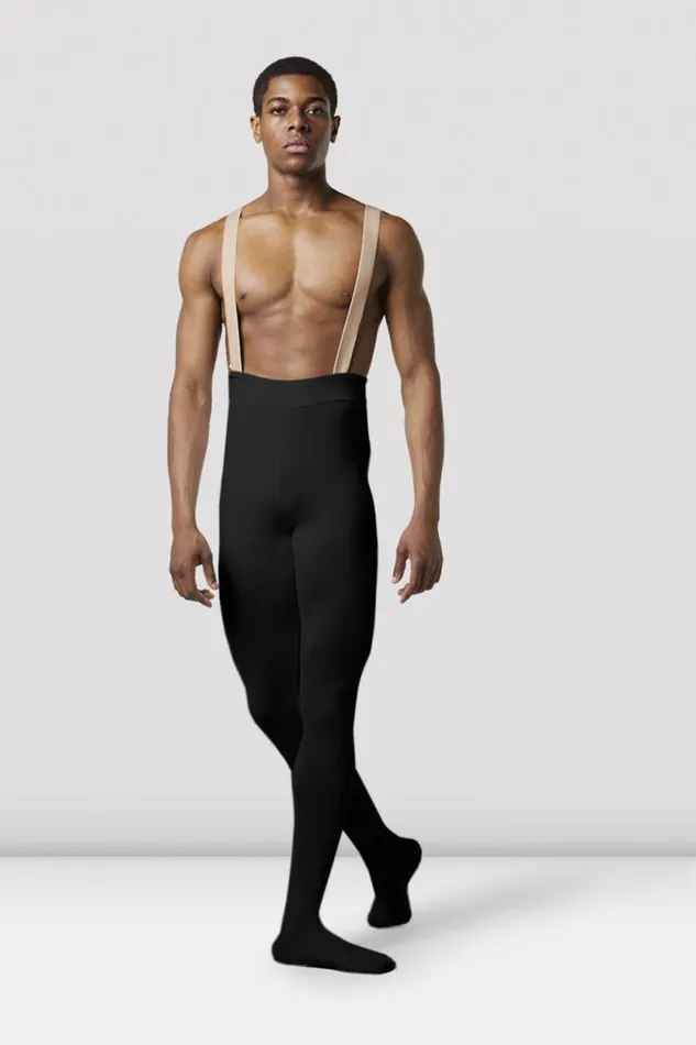 Adults Pants and Leggings Bloch Mensboys Performance Footed Dance Tight Black