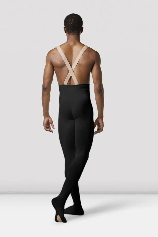 Adults Pants and Leggings Bloch Mensboys Performance Footed Dance Tight Black