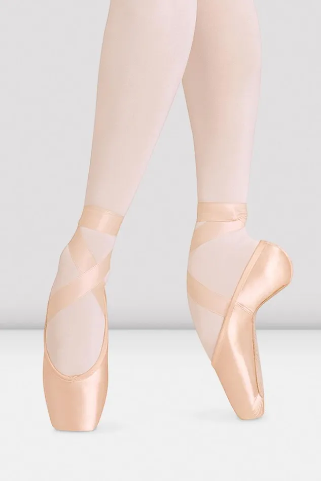 Adults Pointe Bloch European Balance Longer Length Pointe Shoes Pink