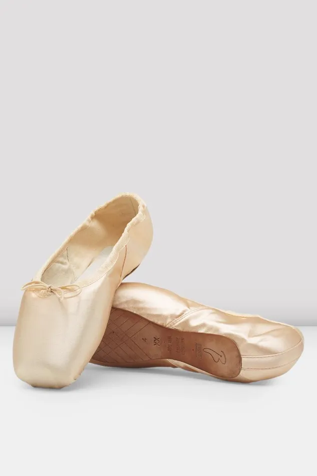 Adults Pointe Bloch European Balance Longer Length Pointe Shoes Pink
