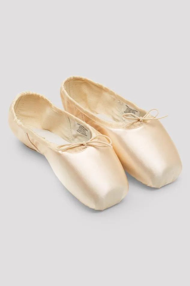 Adults Pointe Bloch European Balance Longer Length Pointe Shoes Pink