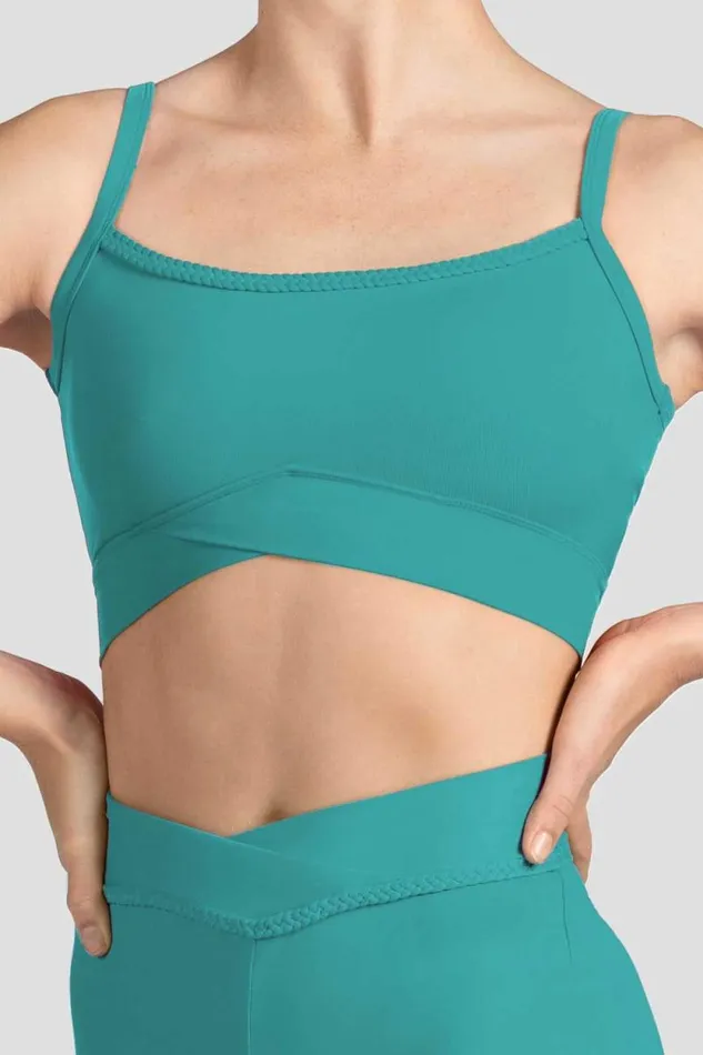Adults Separates Bloch Mirella Miami Camisole Crop Top Green