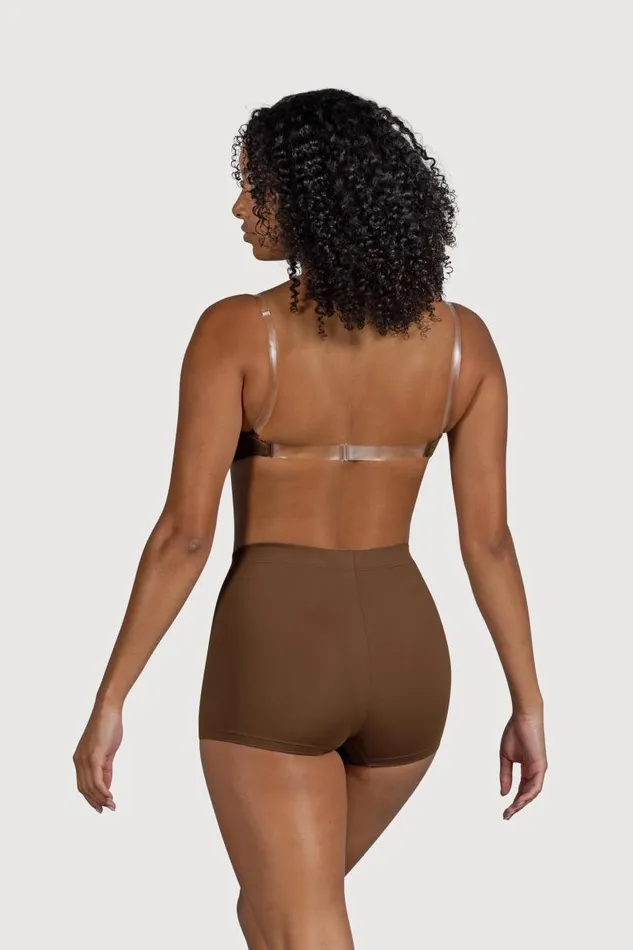 Adults Shorts and Briefs Bloch Capella High Waist Short Brown