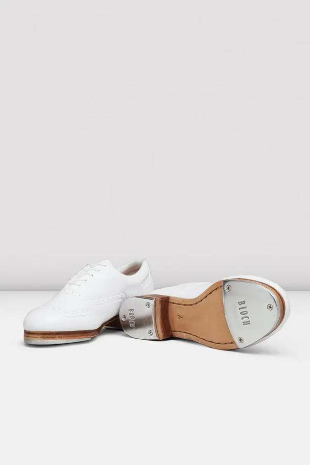 Adults Tap Bloch Jason Samuels Smith Tap Shoes White Patent