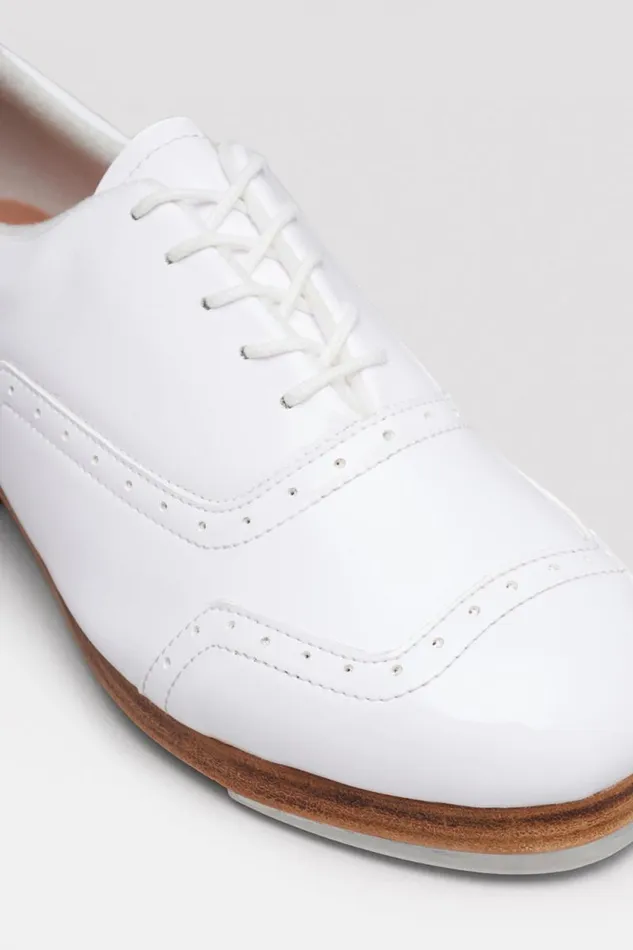 Adults Tap Bloch Jason Samuels Smith Tap Shoes White Patent