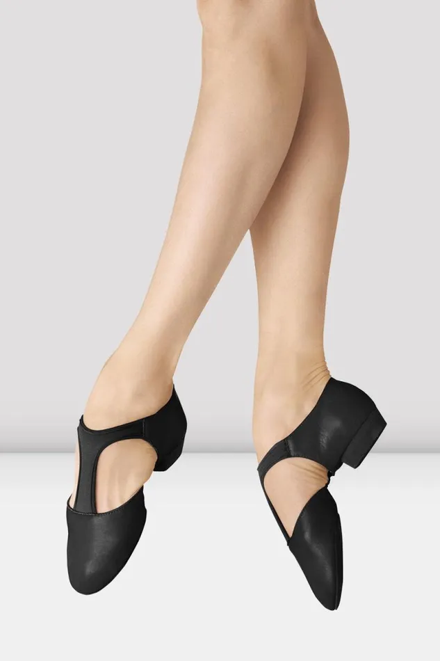 Adults Teaching Bloch Elastosplit Grecian Teaching Shoes Black
