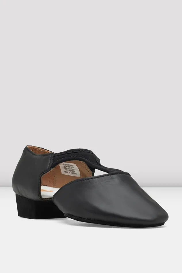 Adults Teaching Bloch Elastosplit Grecian Teaching Shoes Black